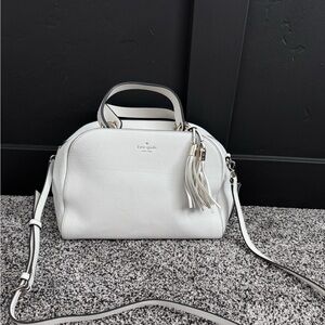 White Kate Spade Atwood Place Hayley Purse - Lightly Used, Excellent Condition